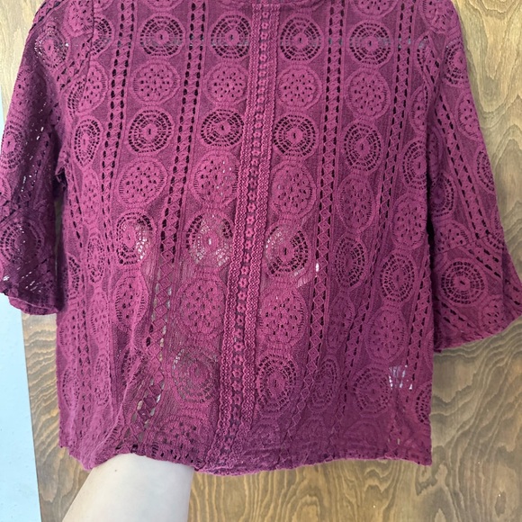 Maroon blouse - Picture 3 of 6
